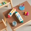 Wooden animal rotating jigsaw puzzle building blocks for infants and toddlers aged 0-3, early education and cognitive children's intelligence development toys Application Scenario